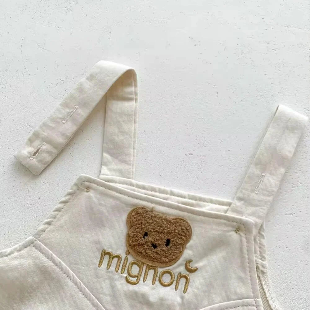 Baby-Set „Mignon“ mit Bärchenstickerei