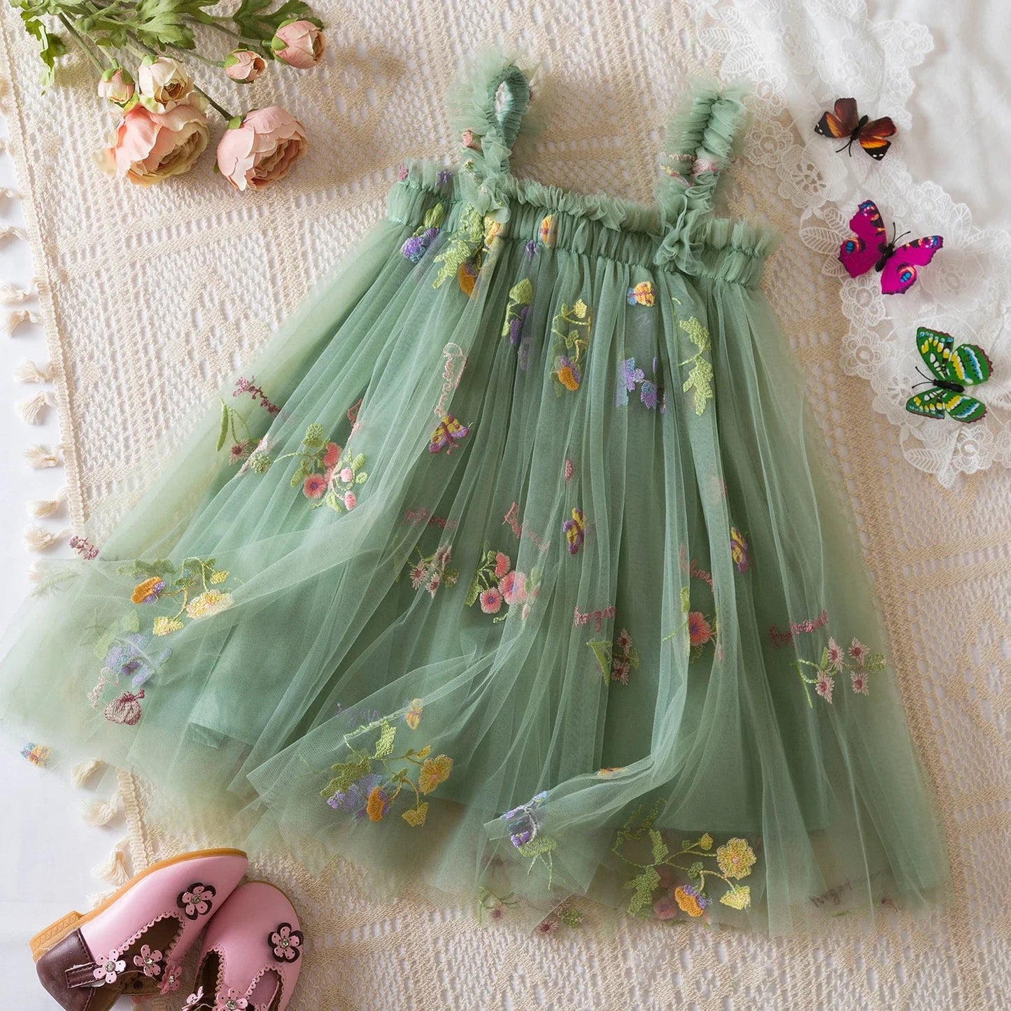 Besticktes Kleid „Emilia