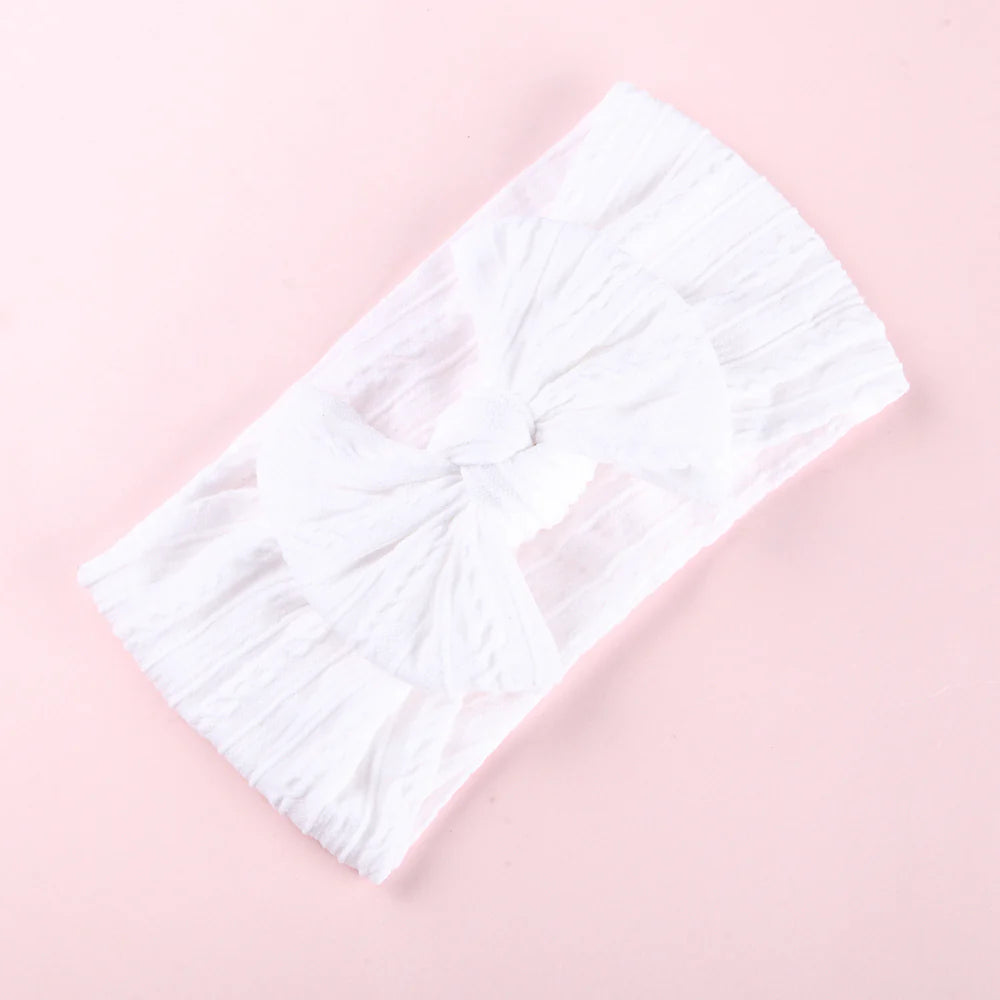 Breites Baby-Haarband aus weichem Stoff