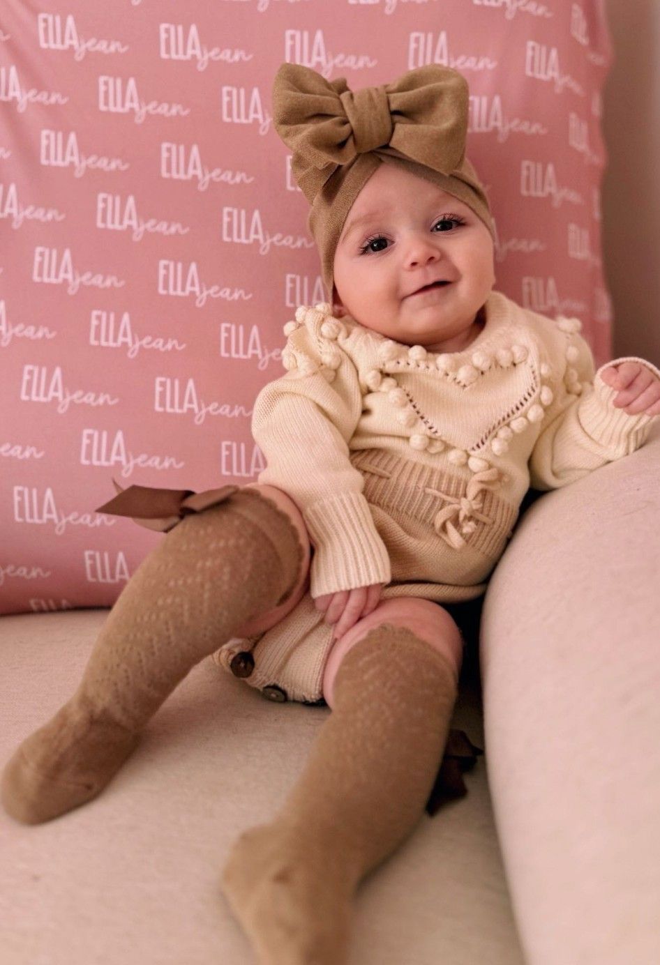 Herz-Strickanzug für Babys