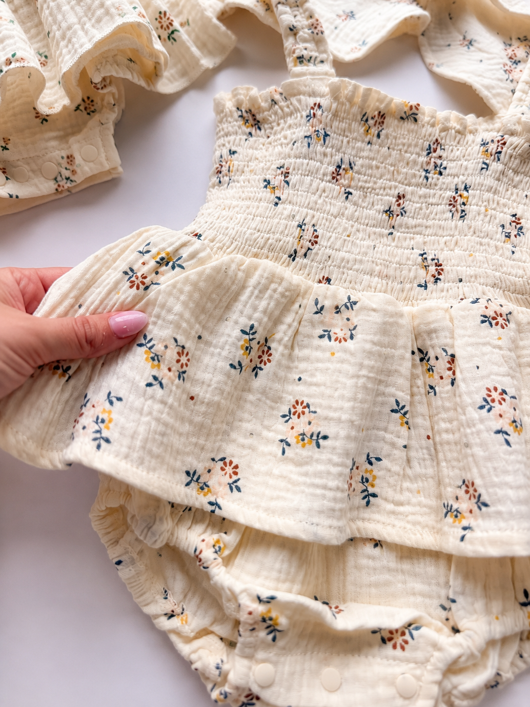 Baby-Set „Fleur“ mit Sonnenhut