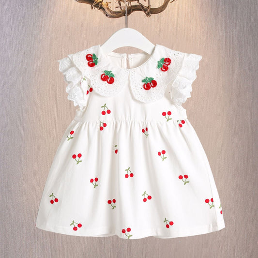 Kirsch-Prinzessinnenkleid – Zart & Bezaubernd 🍒👑✨