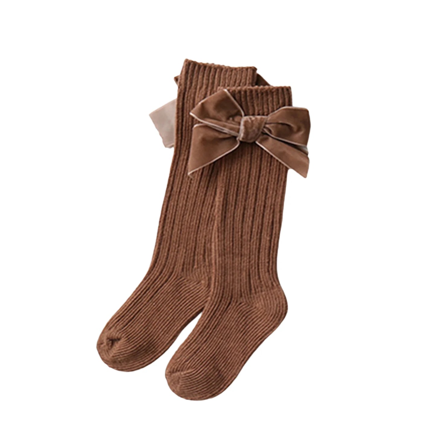 Baumwollstrumpf mit Samtschleife
