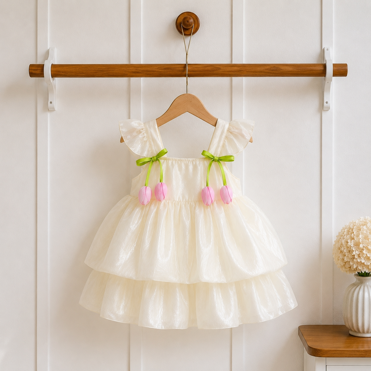 Kleid „Élodie“ mit zarten Blüten