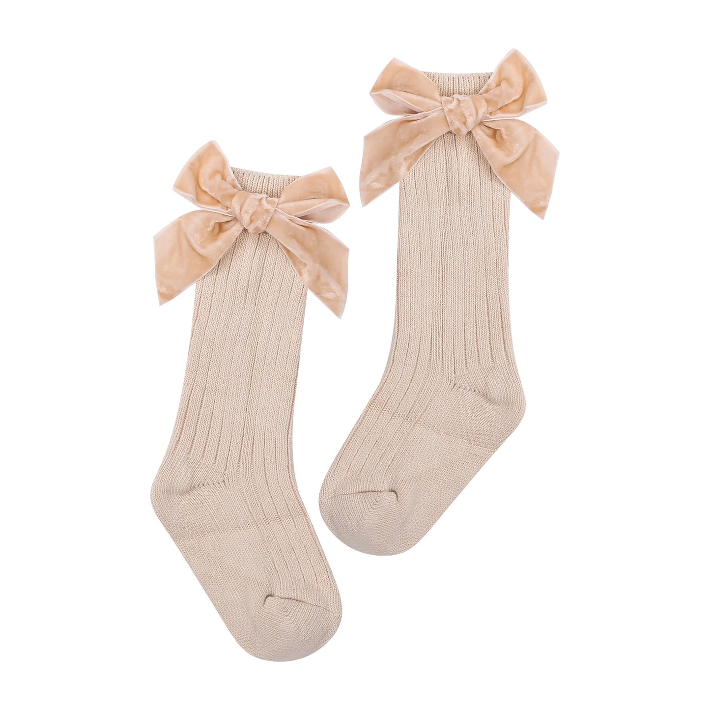 Baumwollstrumpf mit Samtschleife