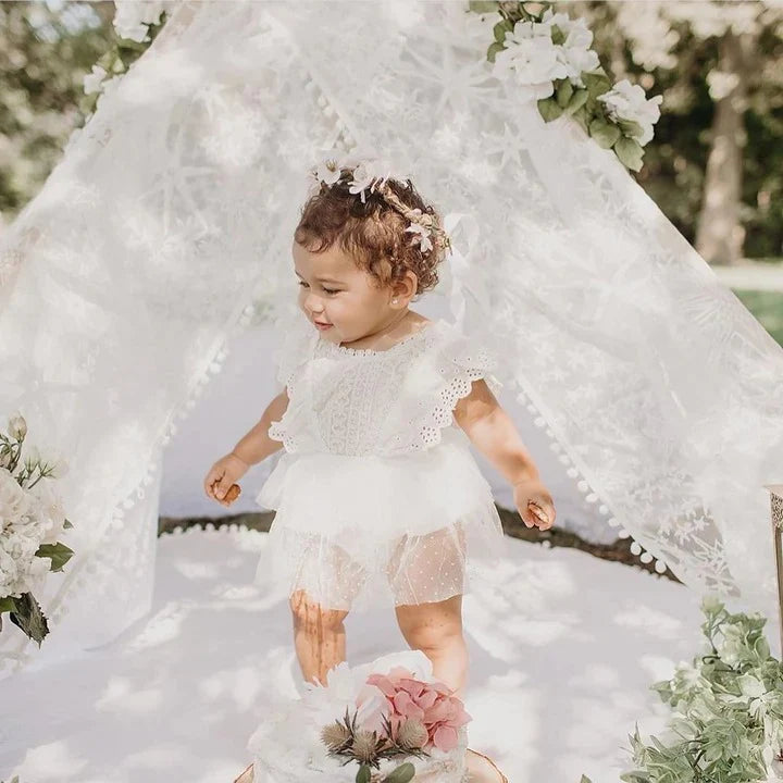 Zuckerwatte-Strampler