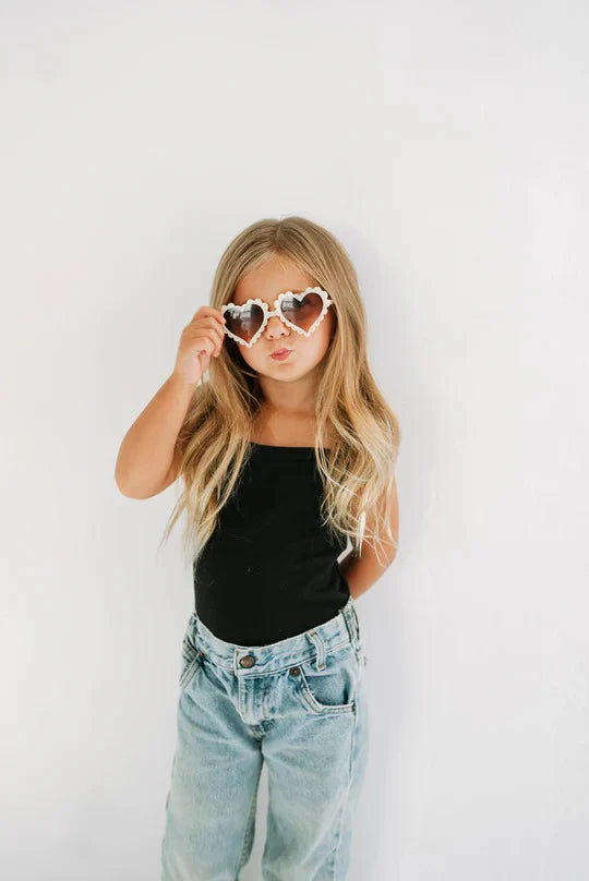 Herz-Sonnenbrille für Kinder – UV400 Schutz