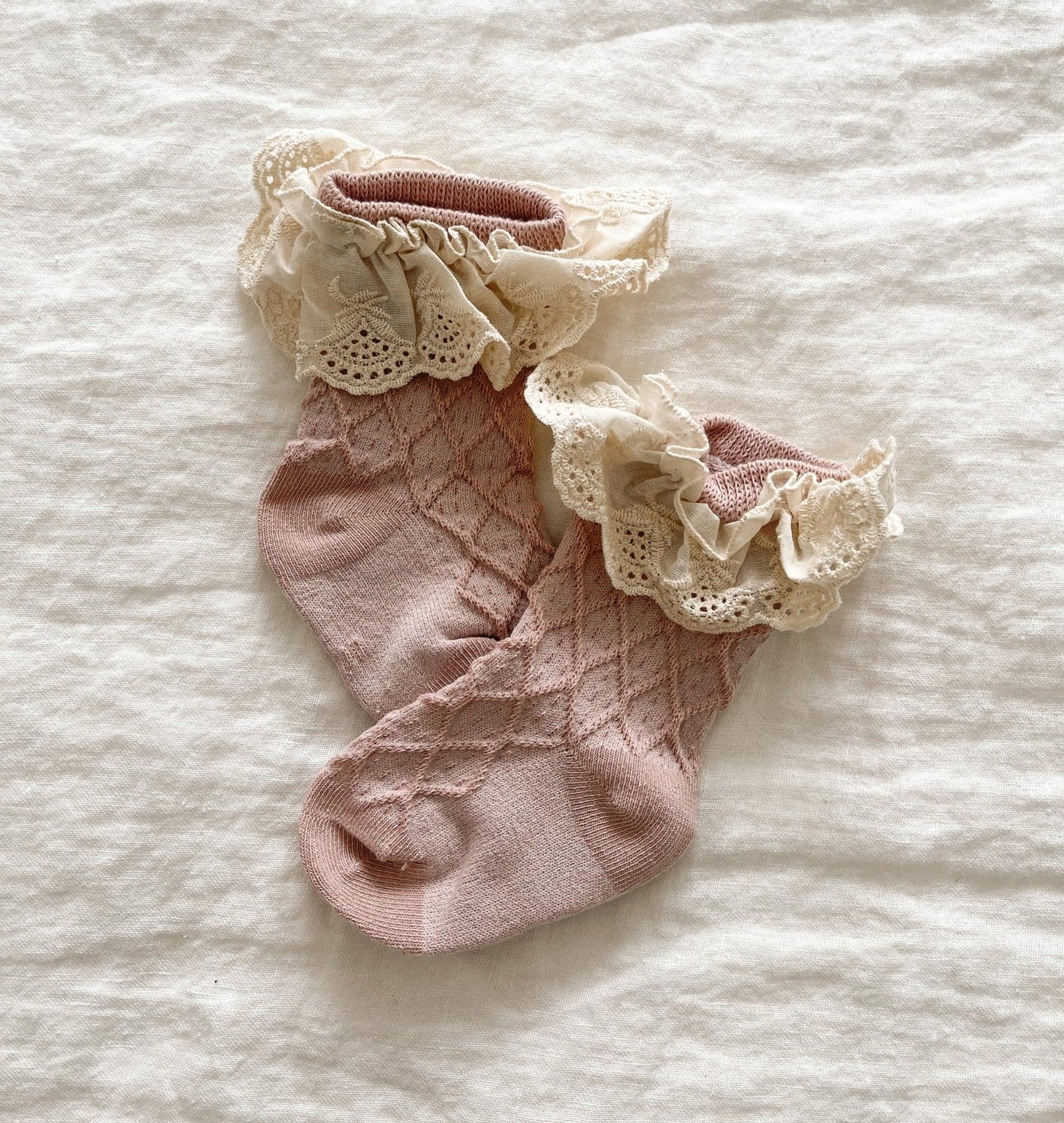 Waffel-Babysocken