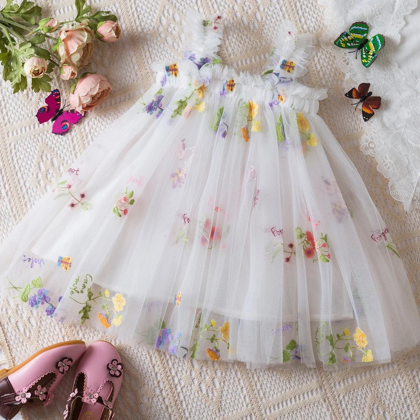 Besticktes Kleid „Emilia