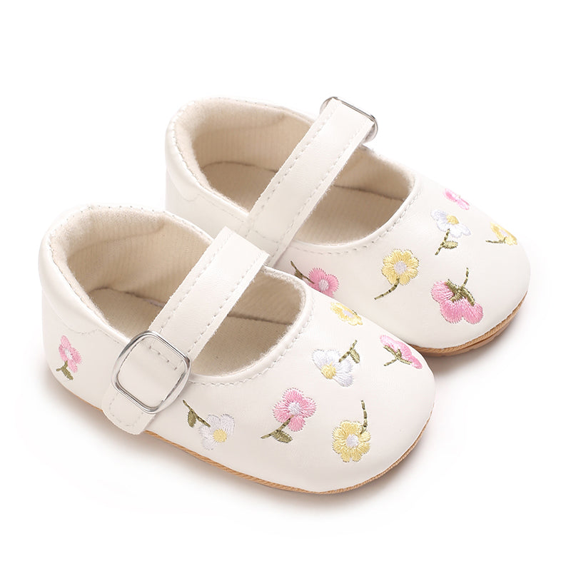 Baby Mary Janes mit Blütenmuster und Schnalle 🌸👶✨