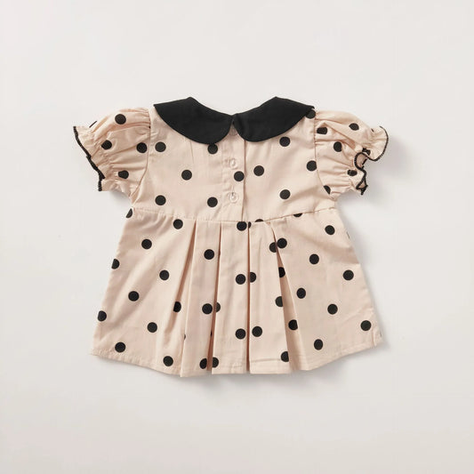 Baby-Set mit Punkten und Schleife