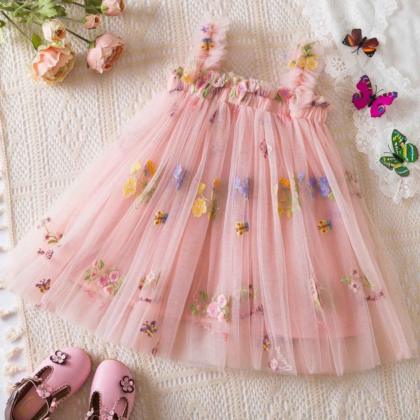Besticktes Kleid „Emilia