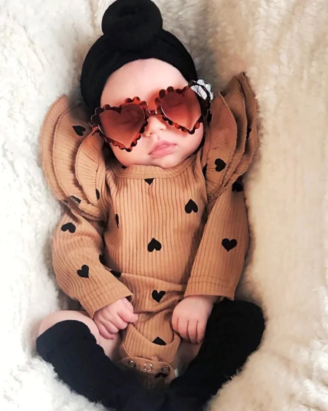 Herz-Sonnenbrille für Kinder – UV400 Schutz